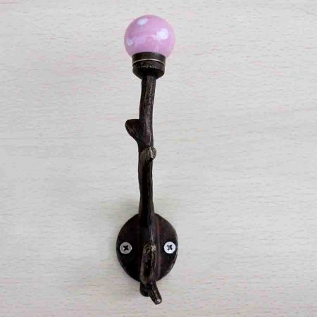 Pink Dot Tree Hooks-EHG-14
